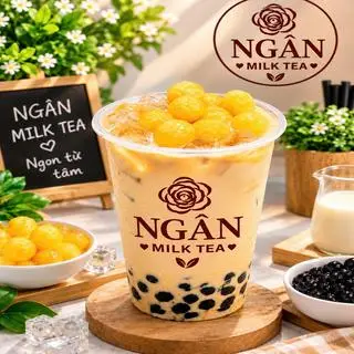 Hình ảnh Trà sữa phô mai viên
