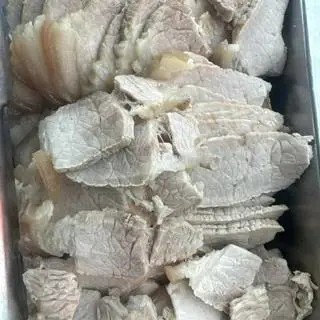 Hình ảnh Cơm thịt luộc cà pháo mắm tôm