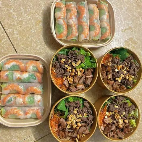 Hình ảnh Gỏi Cuốn & Mì Nui Xào - A Mà - Nguyễn Trãi