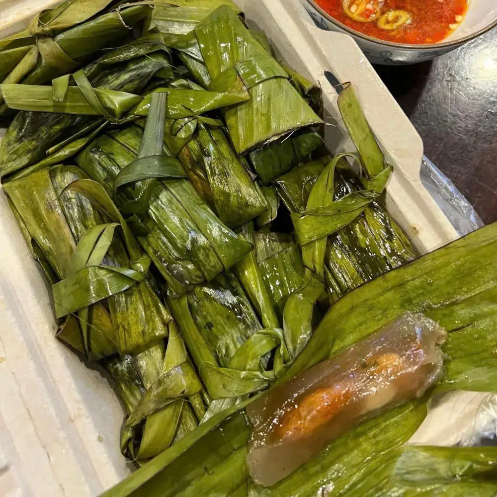 Hình ảnh Bánh bột lọc Huế nhân tôm thịt - 10 cái ( ĐỢI TIỆM 11p hấp bánh, Bánh hấp sẵn không ngon)