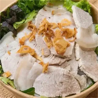Hình ảnh Bún thịt luộc - mắm nêm - rau thơm