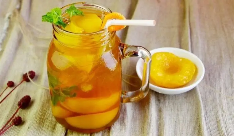 Hình ảnh Trà đào miếng
