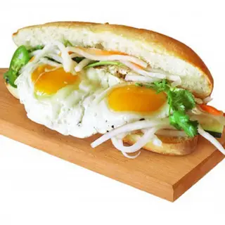 Hình ảnh Bánh mì ốp la