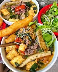 Hình ảnh Bún riêu cua đặc biệt ốc nhỏ