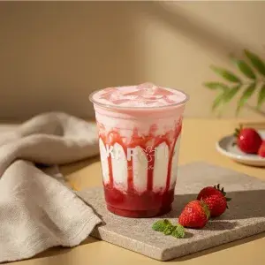 Hình ảnh Latte dâu