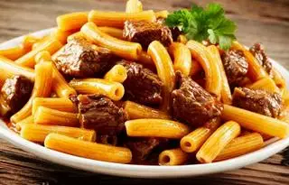 Hình ảnh Nui xào bò