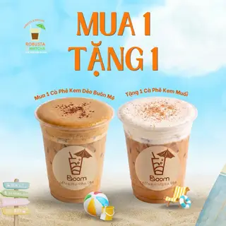 Hình ảnh Mua 1 Tặng 1 - mua 1 Cà phê kem dẻo buôn mê tặng 1 Cà phê kem muối Boom