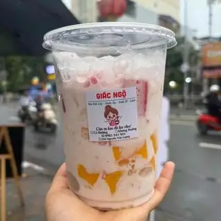 Hình ảnh Sữa chua hoa quả miếng