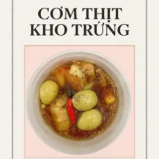 Hình ảnh Cơm thịt kho trứng