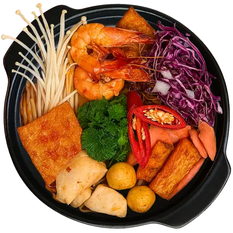 Hình ảnh Mì cay trộn hải sản