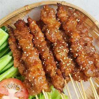 Hình ảnh Xiên heo rau củ