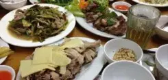 Hình ảnh Combo vịt luộc nguyên con - canh măng - bún