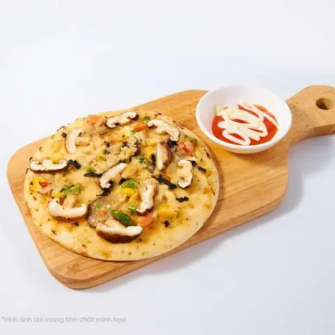 Hình ảnh Combo 2 Pizza nấm - mushroom pizza