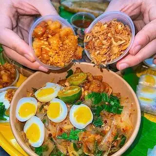 Hình ảnh Bánh tráng mỡ hành tóp mỡ
