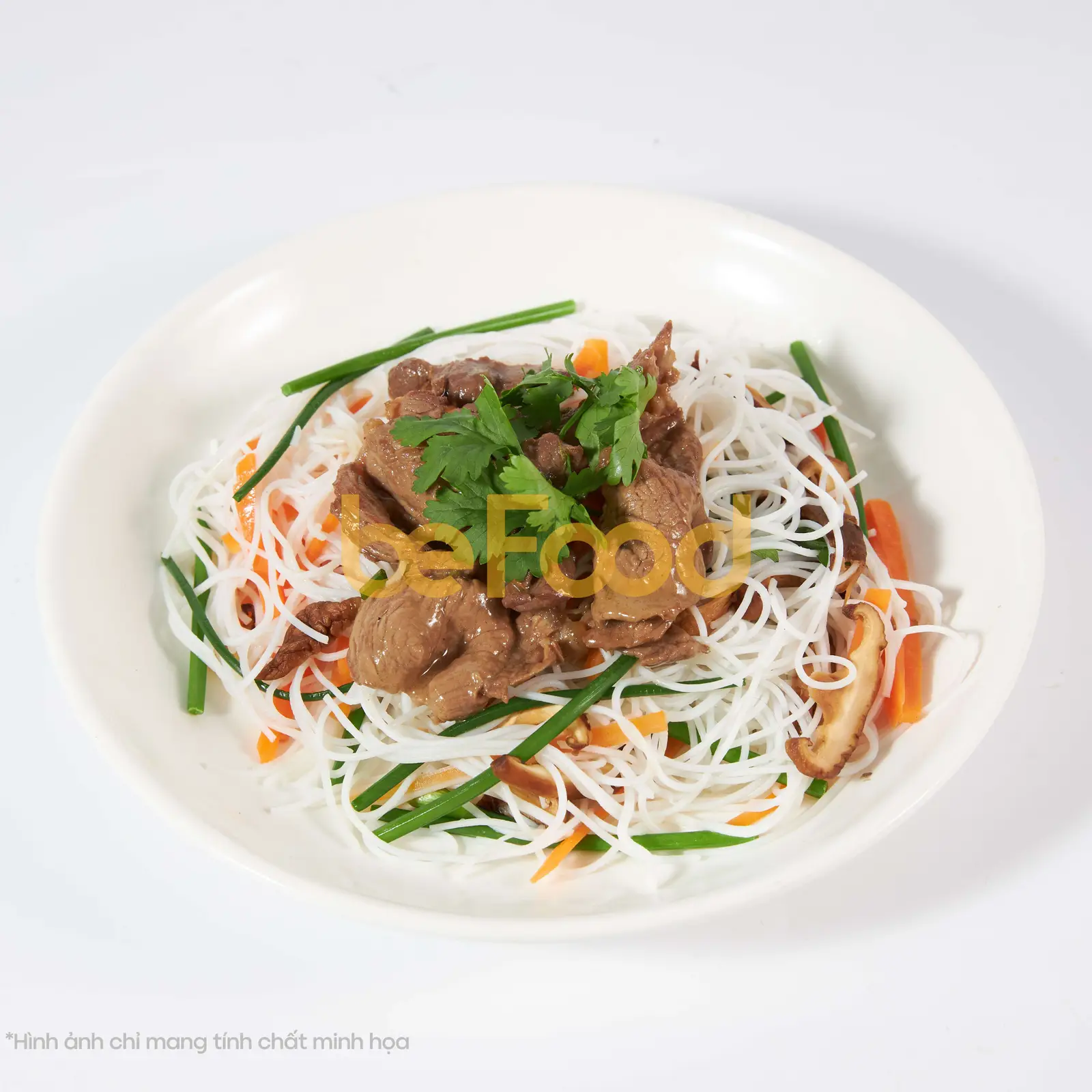Hình ảnh Bún gạo xào bò