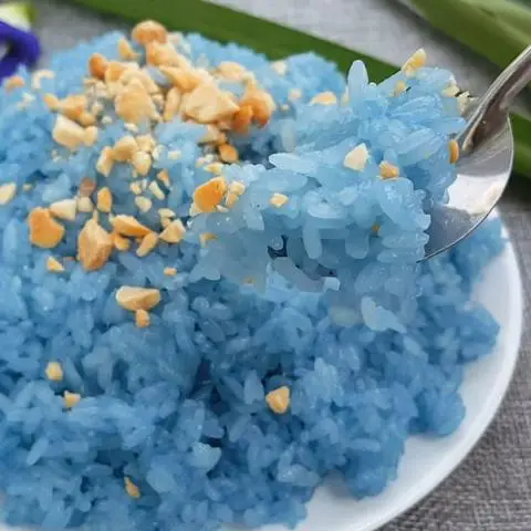 Hình ảnh Vị Bếp Sạch - Xôi Đậu Biếc Thịt Nướng - Thanh Nga
