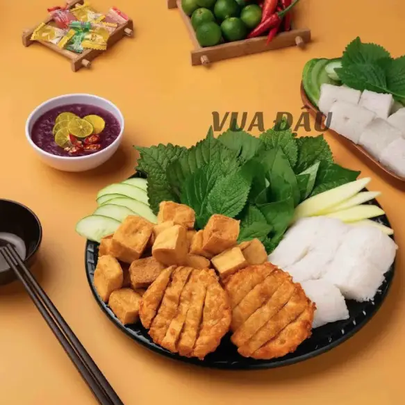 Hình ảnh Bún đậu chả cốm - bún thêm - 1 người 2 miếng chả cốm
