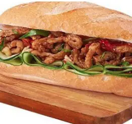 Hình ảnh Bánh mì chả cá