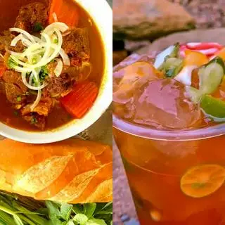 Hình ảnh Combo - bánh mì bò kho - trà tắc xí muội
