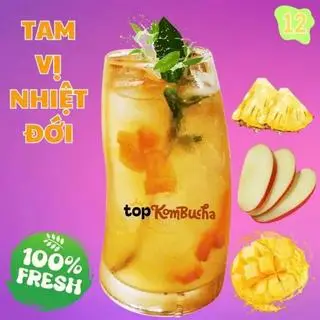 Hình ảnh Ly Kombucha Tam Vị Nhiệt Đới