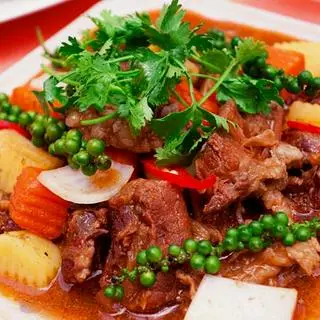 Hình ảnh Bò sốt tiêu xanh