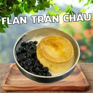 Hình ảnh Flan thố trân châu