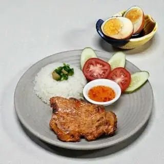 Hình ảnh Cơm - sườn - trứng kho