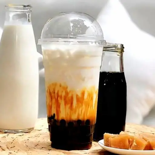 Hình ảnh Sữa tươi trân châu đường đen