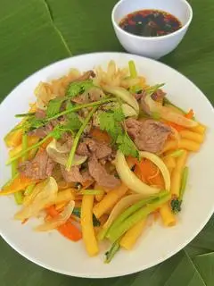 Hình ảnh Nui xào bò