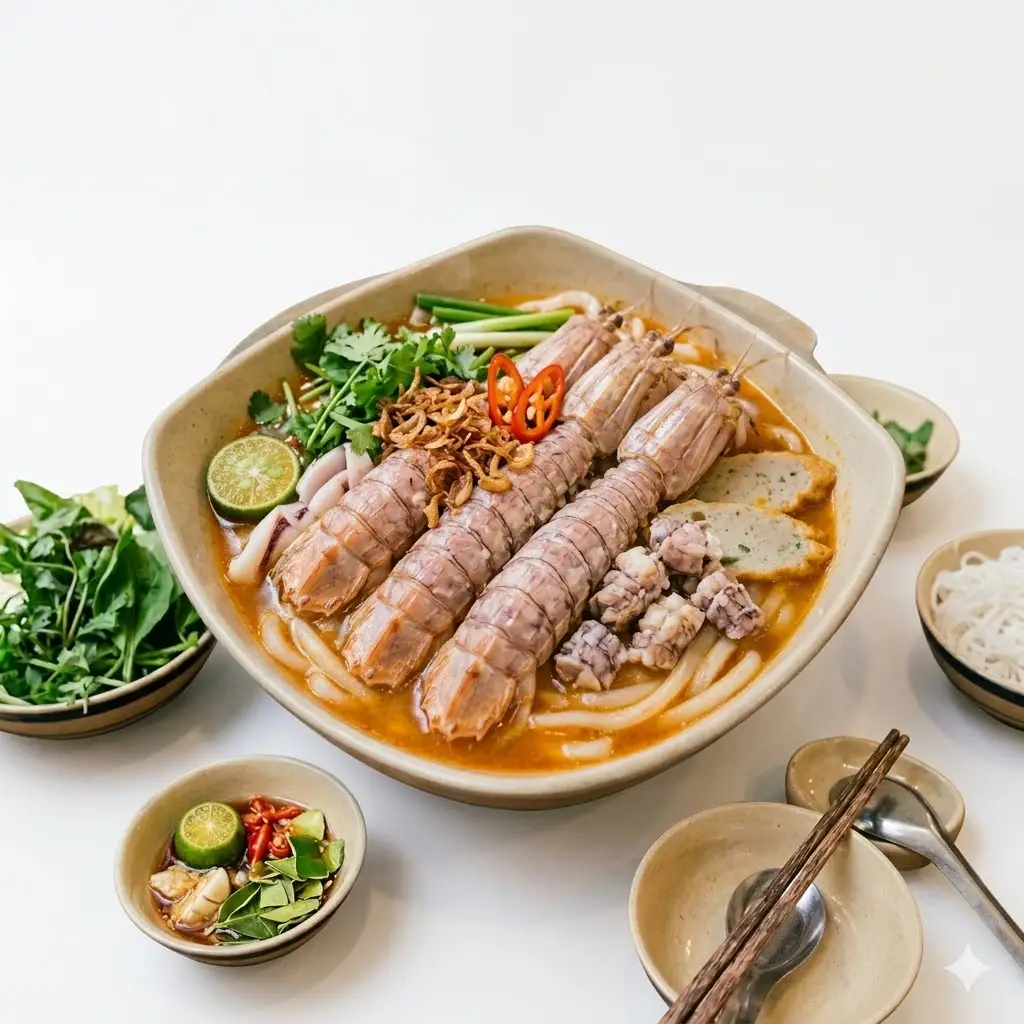 Hình ảnh Bánh canh tôm thẻ