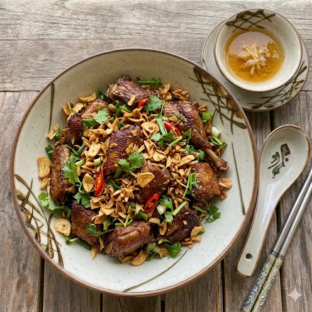 Hình ảnh Ngan cháy tỏi