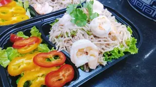 Hình ảnh Bún lức trộn tôm