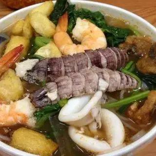 Hình ảnh Bánh đa trắng hải sản