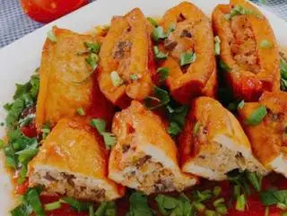 Hình ảnh Cơm Đậu hủ nhồi thịt