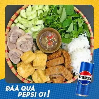 Hình ảnh [Deal Hot] Combo Bún đậu dồi + Pepsi