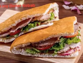 Hình ảnh Bánh mì doner kebab sốt đặc biệt