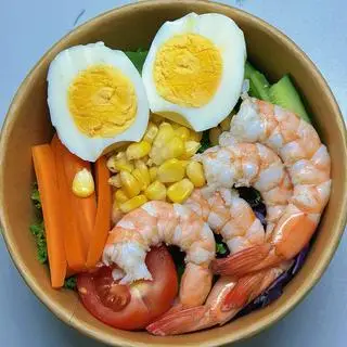 Hình ảnh Salad tôm trứng eat clean