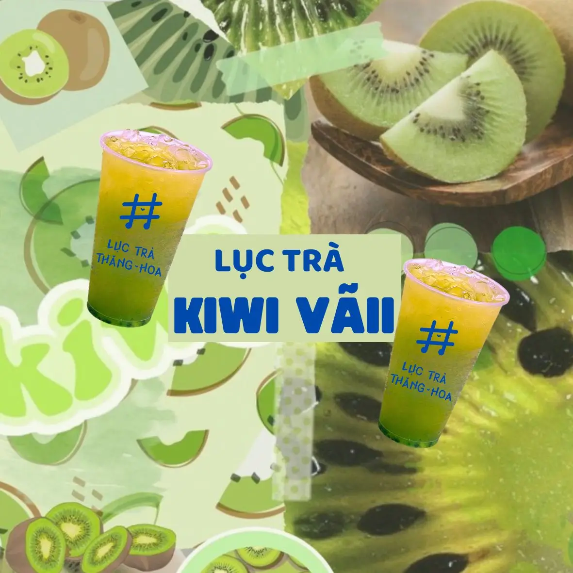 Hình ảnh Trà Xanh Kiwi Vãii