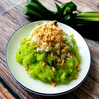 Hình ảnh Combo 2 Xôi lá dứa đậu phộng