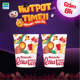 Hình ảnh Combo 2 Mì Omachi LCT Vị Lẩu Tomyum Hải Sản 71G Giảm 6,000Đ