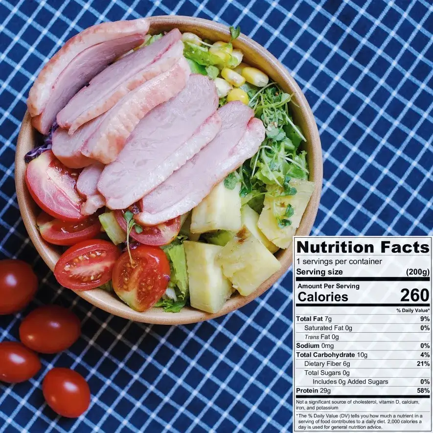 Hình ảnh Salad Ức Ngỗng Hun Khói