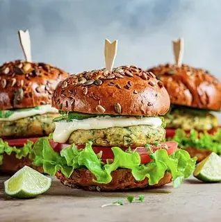 Hình ảnh Burger Falafel/ burger chay 