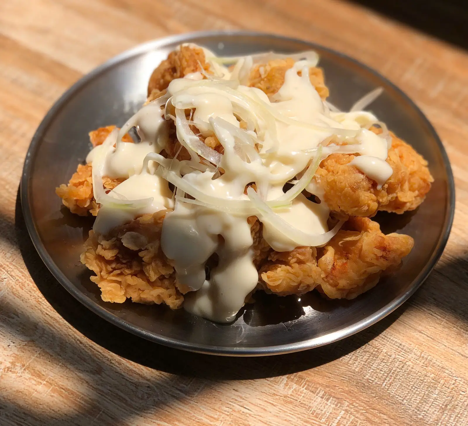 Hình ảnh Gà sốt kem hành