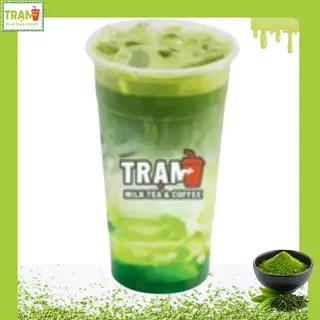 Hình ảnh Matcha latte dưa lưới