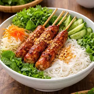 Hình ảnh Bún nem nướng