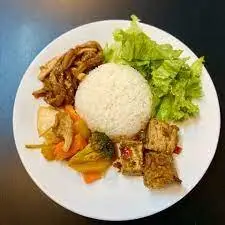 Hình ảnh Cơm thập cẩm chay