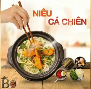 Hình ảnh Bánh canh niêu cá lóc chiên