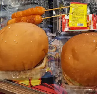 Hình ảnh Hamburger bò trứng