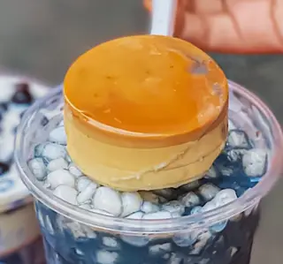 Hình ảnh Trà sữa flan trứng