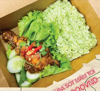 Hình ảnh Đùi gà sốt mắm tỏi